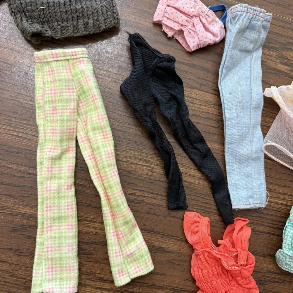 Vintage Barbie Doll Clothing Lot Mattel & Other Wedding Dress Mermaid 80s 90s 70